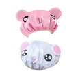 thumbnail image 4 of GAXIRE Kids Bathing Hat Waterproof Cartoon Shower Cap with Elastic Band for Bath Use Assorted Color 2pcs, 4 of 8