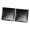 Black, variant on 2Pcs Professional Table Tennis Training Rubber Sheet Sponge 2.2mm Table Tennis Bat Replacement Rubber Sheet Enduring