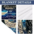 thumbnail image 5 of Granddaughter Gifts from Grandma, Granddaughter Blanket \u201c50 * 60\u201d to Keep Warm, Granddaughter Gifts, to My Granddaughter Blanket from Grandma for Birthday Graduation, 5 of 6