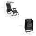 thumbnail image 3 of Best Choice Products Folding Zero Gravity Recliner Patio Lounge Chair w/ Canopy Shade, Headrest, Tray - Camouflage, 3 of 8