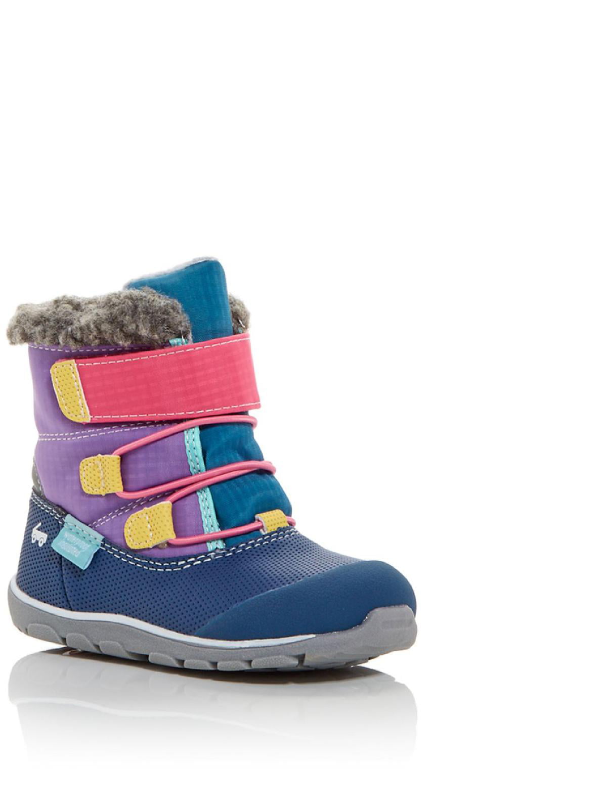 sizes 5-9 US toddler See Kai Run girl's Mizuki Gray/Mint boots NEW with box 