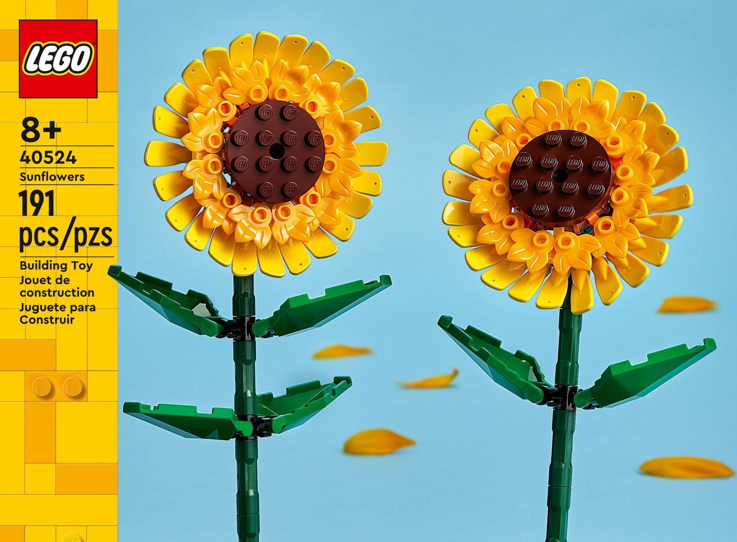 LEGO Sunflowers Building Kit, Artificial Flowers for Home Décor