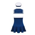 thumbnail image 4 of Disfraces de Halloween 2024, traje de marinero azul marino S-XL, lencería sexy, uniforme, tentación, juego de rol, vestido de tubo sexy, 4 of 4