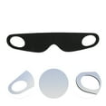 thumbnail image 2 of Unique Bargains 1 Pc Portable One-piece Ear Hanging Sleep Mask for Hotel Gradient Gray Polyamide, 2 of 3
