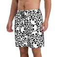 thumbnail image 2 of Logiee skull pirate Print Mens Swim Trunks Quick Dry Board Shorts,Breathable Hawaii Beach Shorts Swimwear Bathing Suits-Small, 2 of 6