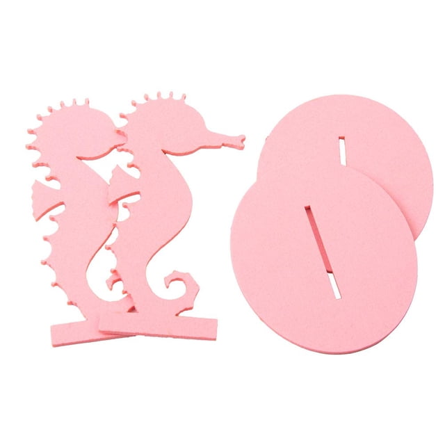 2pcs DIY Under the Sea Party Felt Decorations for Kids Seahorse
