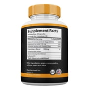 Booster XT Blood Flow Capsules, Booster XT Male Supplement Pills, Maximum Strength (5 Pack)