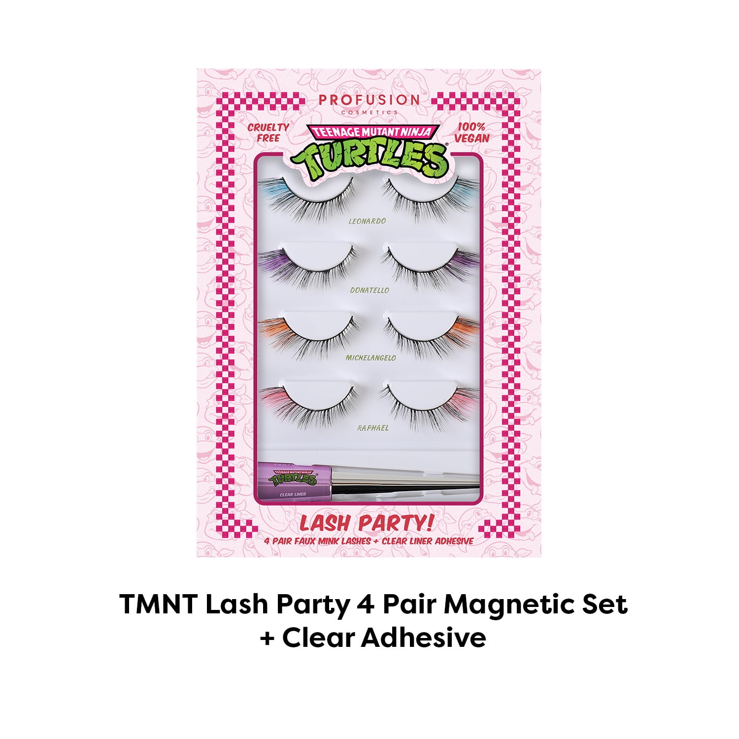Profusion Cosmetics Teenage Mutant Ninja Turtles Lash Party 4 Pair
