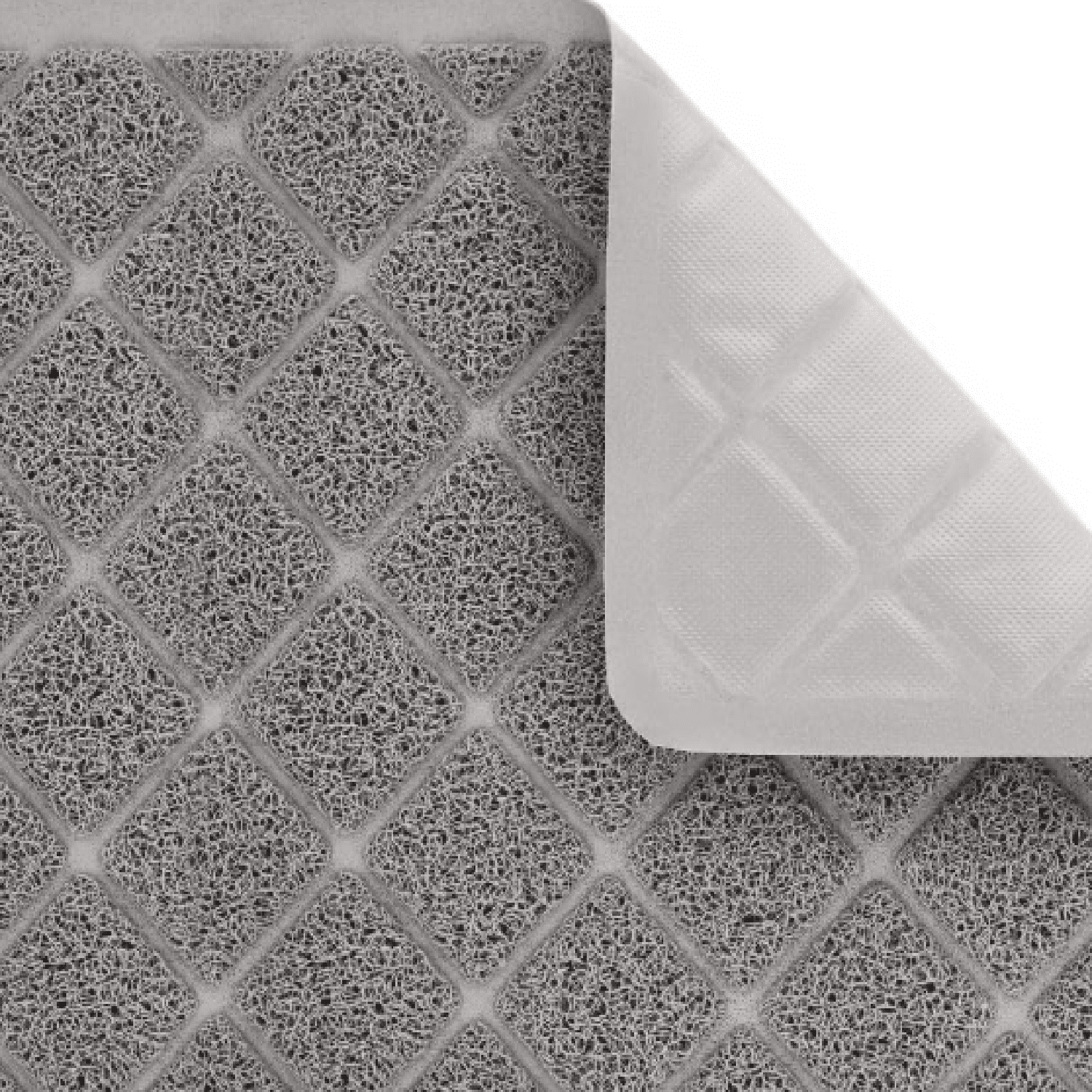 Cat Litter Box Mat, 40x28, Water Resistant, US Designed Kitty Litter Trapping Mats, Easy to Clean, Scatter Control, Less Mess and Clean Floors, Kitten Supplies for Indoor Cats, Gray