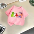 thumbnail image 3 of Ropa de verano para niños, camiseta deportiva informal de algodón con dibujos animados, camiseta cómoda de manga corta de algodón para niños y niñas, 3 of 5