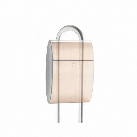 QualArc STD-1007-GV Allux Galvanized Steel Mailbox Stand Post, Silver