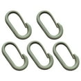 thumbnail image 6 of SPRING PARK 5Pcs U Shape Carabiner Hooks Clips Hammock Locking Carabiner Spring-Loaded Gate Snap Gear Clip Utility Hooks Backpack Hanging Buckle for Camping Hiking, 6 of 6