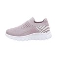 thumbnail image 3 of Willtoo Orthopedic Shoes for Women Men Slip On Knit Sneakers Mesh Breathable Walking Shoes Non-Slip Lug Sole Casual Everyday Footwear, 3 of 5