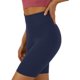 thumbnail image 2 of Pantalones cortos de yoga de cintura alta para mujer: poliéster elástico, transpirable, a prueba de sentadillas, ropa deportiva para correr y gimnasio, tallas S-XXL, cintura de 60 a 76 cm, elastici, 2 of 5