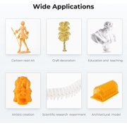 Creality Standard 3D Printer Resin – Black/Flesh, 500ml/1000ml, Rapid Cure, High Precision, Tough, Low Odor, for LCD 405nm UV 3D Printers