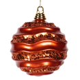 thumbnail image 1 of Boule Pailletée Orange Bonbon - 6 Po., 1 of 1