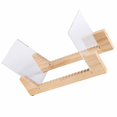 thumbnail image 4 of Vinyl Record Storage Holder Stand Rack Wooden CD Display Stand Stackable Modern CD Holder Record Storage Shelf For Displaying 7-12 Inch Vinyl Records, 4 of 8