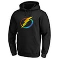 thumbnail image 2 of Men's Black Tampa Bay Lightning Team Pride Logo Pullover Hoodie, 2 of 3
