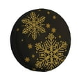 thumbnail image 2 of 14'' Christmas Stars Snowflakes Tire Cover, Universal Spare Wheel Covers, Dust-Proof, Water-Proof, Sun-Proof and Corrosion-Proof, 2 of 9