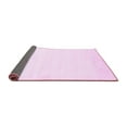 thumbnail image 2 of Ahgly Company Indoor Square Solid Pink Modern Area Rugs, 8' Square, 2 of 4