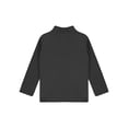 thumbnail image 4 of YUUMIN Kids Boys Girls Turtleneck Thermal Underwear Winter Baselayer Shirts Long Sleeve Solid Sweater Black 150, 4 of 5