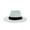 White, variant on Jalioing Straw Panama Hat for Women Wide Brim Summer Beach Hat Foldable UV Protection Sun Hat Packable Headwear