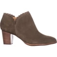 thumbnail image 4 of Womens Jack Rogers Marianne Scalloped Low Rise Booties, Olive, 4 of 6