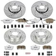 thumbnail image 3 of PowerStop Front and Rear Z26 Street Warrior Carbon-Fiber Ceramic Brake Pad and Drilled and Slotted Rotor Kit Fits: AUDI Select Models K2741-26, 3 of 9