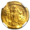 thumbnail image 3 of Byzantine Empire AV Solidus Justinian I (527-565 AD) XF NGC S-140, 3 of 3