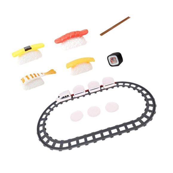 Electronic Sushi Train Rotary Sushi Toy for dinnerware wooden train Kids Boys Girls Style 4