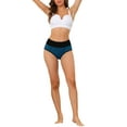 thumbnail image 2 of DARING DIVA Women's Tummy Control Color-Block Brief Panties 3XL Dark Blue, 2 of 6