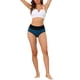 thumbnail image 2 of INSPIRAR CHIC Ropa Interior de Mujer Control de Abdomen de Cintura Alta Braguitas de Color Bloque M Azul Oscuro, 2 of 4