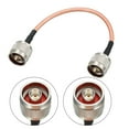 thumbnail image 2 of Low Loss RF Coaxial Cable Connection Coax Wire RG-142 N Male to N Male 20cm 1pcs, 2 of 4