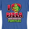 thumbnail image 3 of Teenage Mutant Ninja Turtles - I Love Pizza - Women's Short Sleeve Graphic T-Shirt, 3 of 5