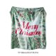 thumbnail image 3 of Manta Navideña de Franela con Árbol de Navidad | Estampado de Bosque Nevado, Doble Cara, Suave y Afelpada | Manta de Regalo Navideña - Verde - 100 X 70 Cm - 200 G, 3 of 7