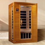 Dynamic Saunas Andora 2-Person Low EMF FAR Infrared Sauna, Canadian Hemlock