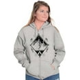 thumbnail image 4 of Spirit Mountain Diamond Spiritual Zip Up Hoodie Men's Women's Brisco Brands X, 4 of 6