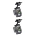 thumbnail image 1 of Kenally de coche Universal de 5V 3.1A, puertos USB duales a prueba de agua, adaptador automático, de teléfono a prueba de polvo para Type1 NO1 Kenally CBP056523, 1 of 6