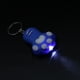 thumbnail image 4 of Accesorio de bolso de moda Llavero con luz LED y activación por voz en forma de pata de gato azul, 4 of 6