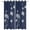 Blue, variant on Outdoor Curtains for Patio Waterproof, Navy Blue White Floral Windproof Pravicy Outside Porch Blackout Curtain, Abstract Art Summer Botanical Sun Blocking Curtains for Cabana 2 Panels 54"x95"