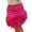 A-Hot Pink30, variant on XIAONU Women's Feather-Trimmed Midi Skirt Pencil Flared Hem Skirts Party Soft Trendy Sport Party Skirts