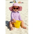 thumbnail image 3 of Happy Town Newborn Baby Girls Swimsuit Summer One-Piece Long Sleeve Floral Bathing Suit, 3 of 8