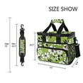 thumbnail image 3 of FORMRS Insulated Cooler Bag 24 Cans Capacity Soft Leakproof Lunch Box with Side Pockets, Retro Floral, 3 of 7