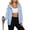 Blue B, variant on WRKEKC Lightweight Jacket for Women Solid Color Hooded Long Sleeve Zip Up Loose Fit Casual Top with Pockets