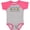 Heather and Hot Pink, variant on Inktastic Mardi Gras Mirror Words Boys or Girls Baby Bodysuit