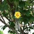 thumbnail image 3 of Metal Sunflowers Wind Chimes, Sunflowers Hanging Porch Garden Decoration, Metal Outdoor Hanging Pendant Ornaments Wind Bells for Garden Yard Decor, 3 of 6