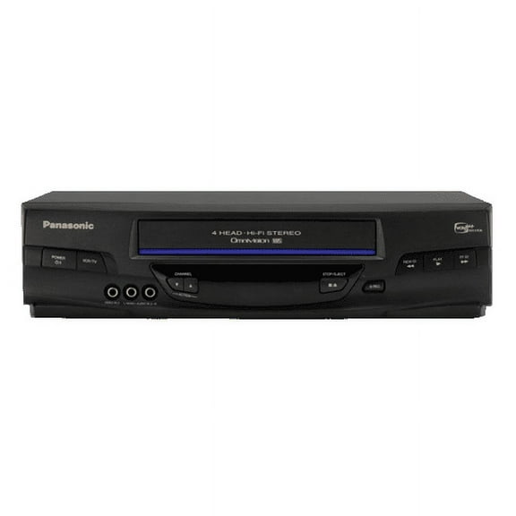 Panasonic PV-V4540 4-Head Hi-Fi VCR w/ Original Remote, Manual, A/V Cables, & HDMI Converter (Good)