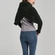 thumbnail image 5 of Jersey con flecos y mangas murciélago para mujer - Top con capa a rayas, talla única, poliéster y spandex, para primavera, otoño e invierno, 5 of 5