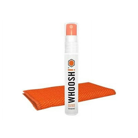 Whoosh Screen Shine Screen Cleaner + Cloth Resists Fingerprints