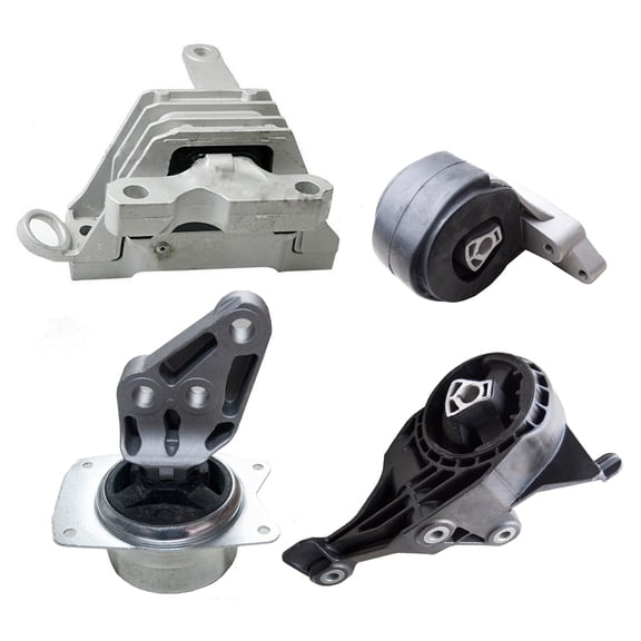 CF Advance Compatible with 2010-2019 Buick Allure LaCrosse Cadillac XTS 3.0L 3.6L Engine Motor and Transmission Mount Set of 4PCS A5676 A5535 A5675 A5530